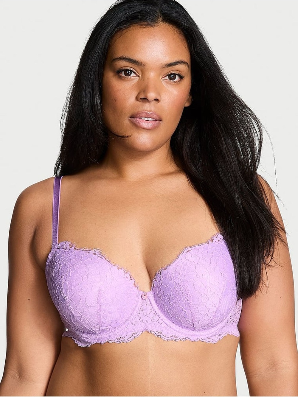 Victoria’s Secret Lace Underwire Push-Up Bra in Lilac